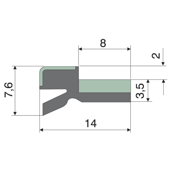 Abstreifer; NBR 83 1012554 TW K5