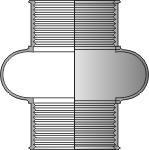 Faltenbalg vulkanisiert / moulded bellows CR Faltenbalg vulkanisiert / moulded bellows CR