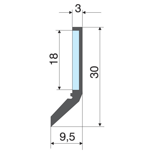 Führungsbahnabstreifer 1010544 MW P1