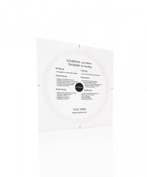 Rotoclear S3 - Schablone zum Kleben
